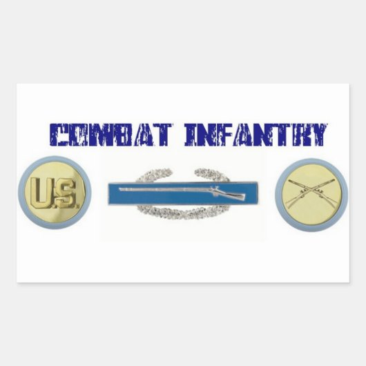 Combat Infantry Sticker (Voorkant)