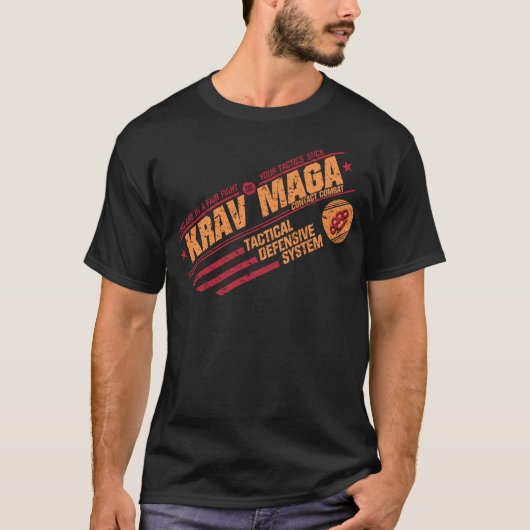 Combat juste - T-shirt de Krav Maga (Devant)