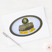Combat Medic Ovale Sticker (Envelop)