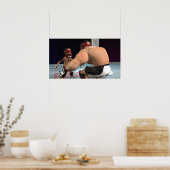 Combat mixed martial art - Petite affiche (Cuisine)