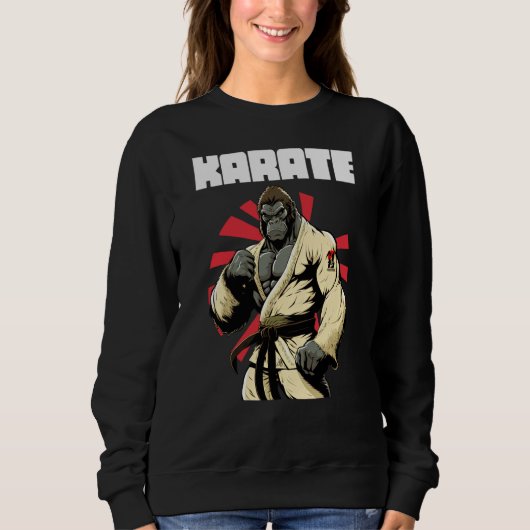 Combat Sports Karate Gorilla 1 Trui (Voorkant)