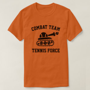 Combat team tennis force tank t shirt speler