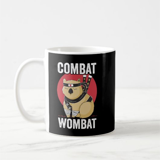Combat Wombat Funny Koffiemok (Links)