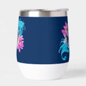Combattant du Siam Lotus Vagues Bleu (Gauche)