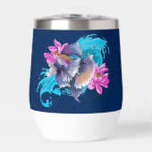 Combattant du Siam Lotus Vagues Bleu (Avant)