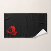 Combattant siamois rouge rubis (Serviette à main)