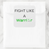 Combattre Comme Un Sticker De Guerrier (Sac)