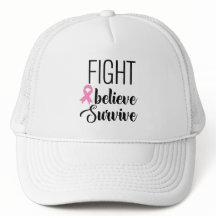 Combattre et croire le Casquette du cancer