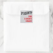 Combattre la droite fasciste - autocollant (Sac)