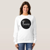 combattre le cancer sweatshirt (Devant entier)