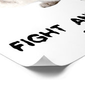 COMBATTRE LE POSTER DE LA CUISINE POUR ABUS D'ANIM (Coin)