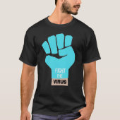 Combattre le T-shirt du virus (Devant)