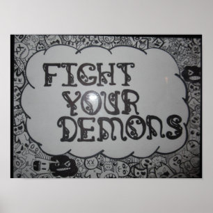 Combattre votre affiche Démons
