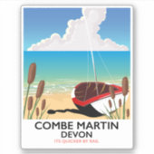 Combe Martin Devon Sticker (Voorkant)