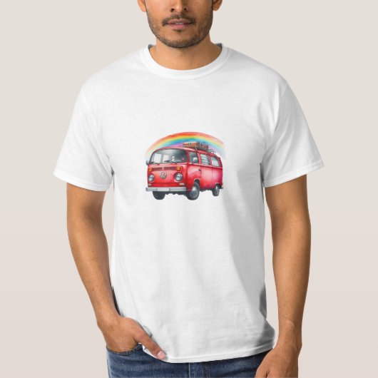 combi rainbow t-shirt (Voorkant)