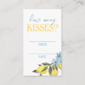 Combien de Baisers Guides Cartes pour Fête des mar (Devant)