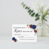 Combien de baisers jeu anglais espagnol carte de d (Debout devant)