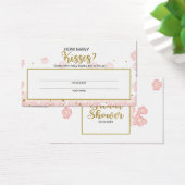 Combien de baisers Parties scintillant or rose Flo (Bureau)