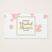 Combien de baisers Parties scintillant or rose Flo (Dos)