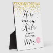 Combien de baisers se connectent sur la plaque d'E (Côté)