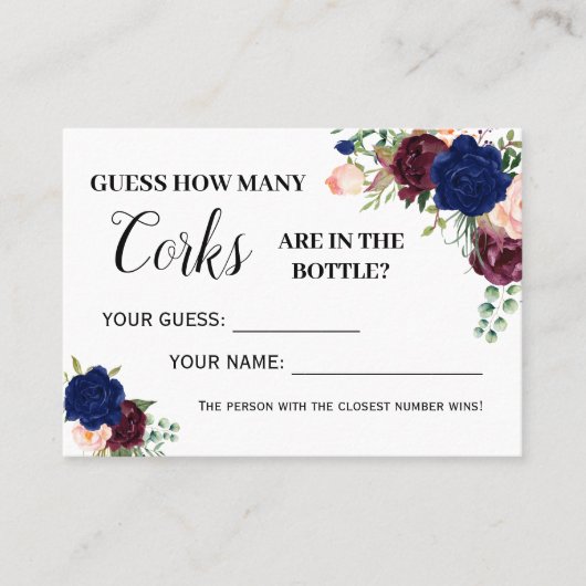 Combien de bouchons jeu anglais espagnol carte de  (Devant)