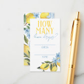 Combien de cartes de jeu de devinette de Lemon Dro