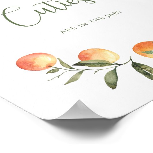 Combien de Cuties sont dans le pot Poster (Coin)