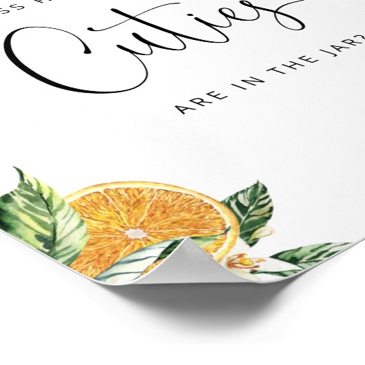 Combien de Cuties sont dans le pot Poster (Coin)