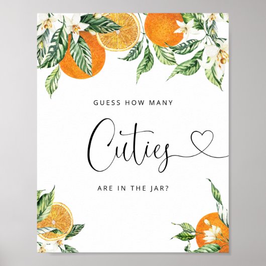 Combien de Cuties sont dans le pot Poster (Devant)