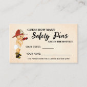 Combien de pinces de sécurité Pompier douche Carte (Devant)