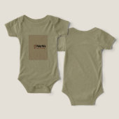 Combinaison bébé (Design Recto & Verso)
