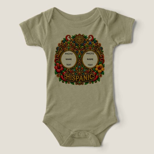 Combinaison bébé tri-mélange, Bleu, 3 à 6 Mois (Design Recto)