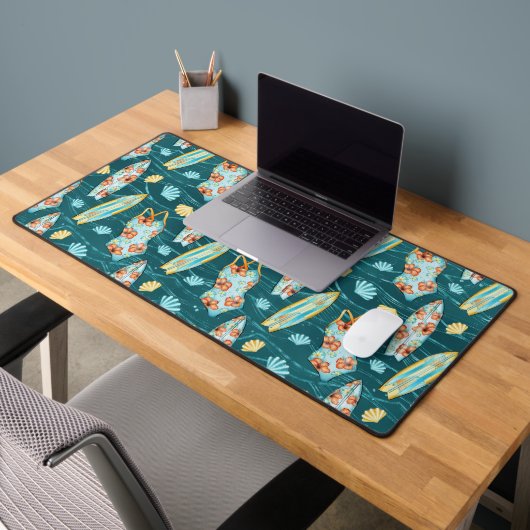 COMBINAISON DE BAIN VERTE & CORAIL, PLANCHES DE SU (Bureau 2)