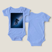 Combinaison spatiale bébé astronaute galaxie une p (Design Recto & Verso)