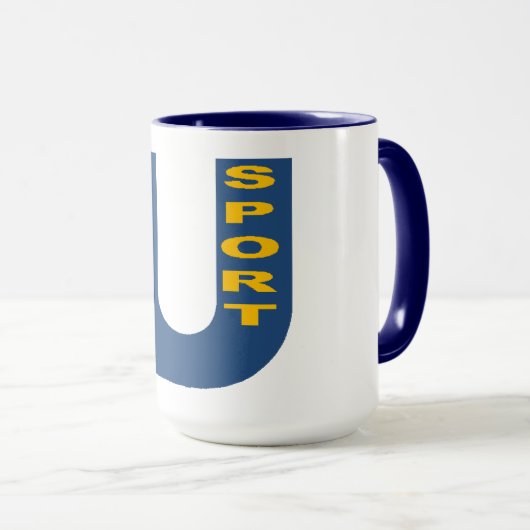 Combinatie Blue Marine Unit SPORT Mok (Voorkant rechts)