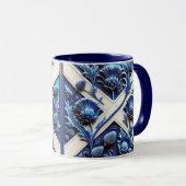 Combinatie Mok met Scottish Thistles Design (Voorkant rechts)