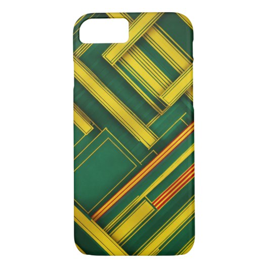 Combinatie van lijnkleuren Case-Mate iPhone case (Achterkant)