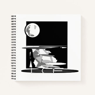 Combinatiescherm en schrijfboek notitieboek