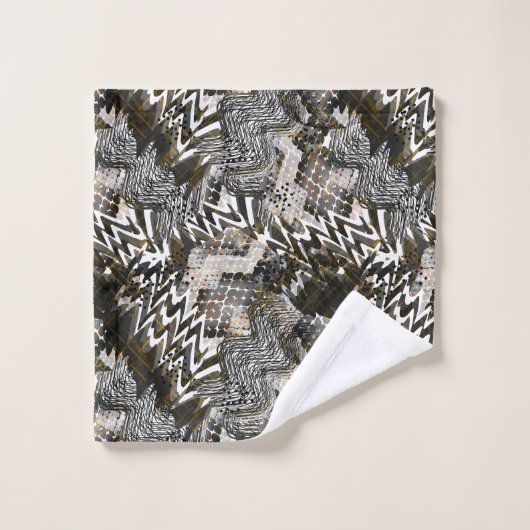 Combiné, ethnique, africain. (Gant de toilette)