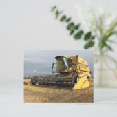Combine Harvester Briefkaart (Staand voorkant)