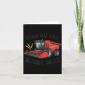 Combine Harvester Dibs On The Buddy Seat Kids Todd Kaart (Voorkant)