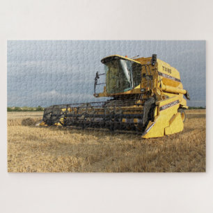 Combine Harvester Jigzaag Puzzle Legpuzzel