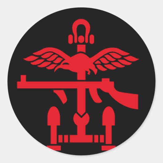 Combined Operations Ronde Sticker (Voorkant)