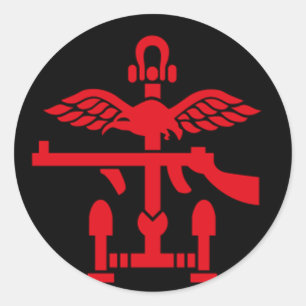 Combined Operations Ronde Sticker