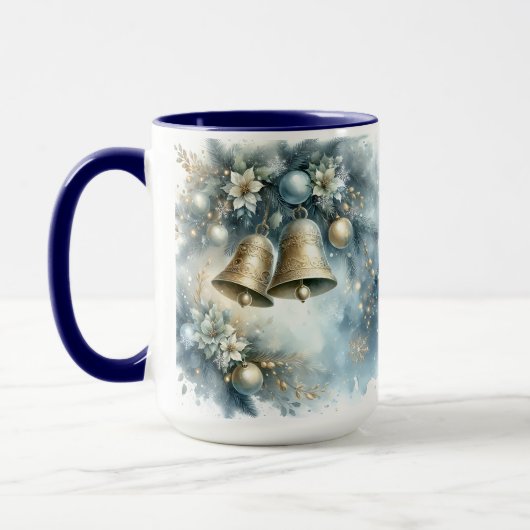 Combo Christmas Bell Mok, 15 oz Mok (Links)