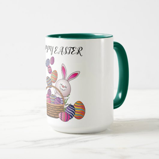 Combo de Pâques deux tonneaux. Mug (Devant droit)