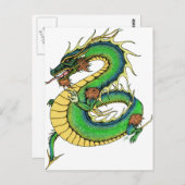 Combo Dragon Briefkaart (Voorkant / Achterkant)