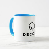 Combo Mok - 11 oz, blauw (Voorkant links)