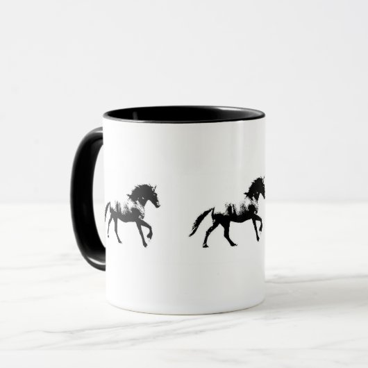 combo-mok - Friesian Cantering Mok (Voorkant links)