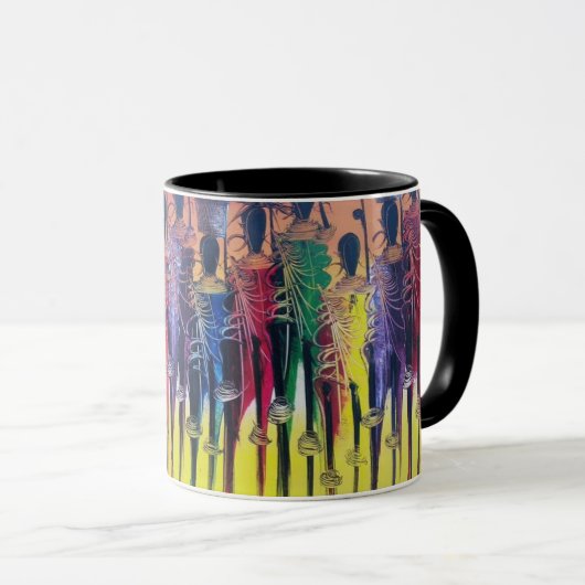 Combo-mok (Masai print) Mok (Voorkant rechts)